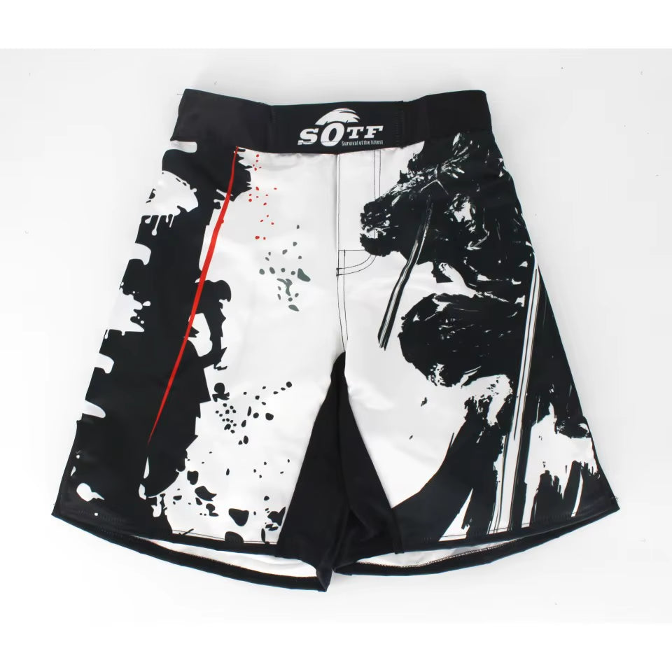 SOTF Boxing Training Fitness Muay Thai Pants Boxing Shorts Muay Thai Boxing Shorts Muay Thai Short Kickboxing Mma Short Mma